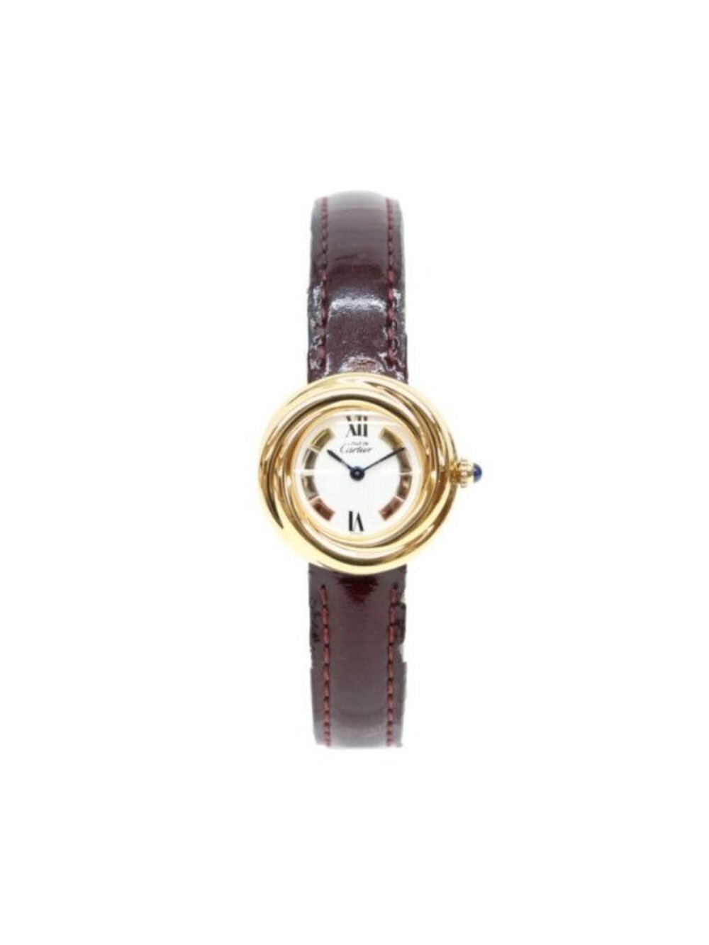 Cartier Must Trinity Vermeil SM Side White Dial Quartz - Picture 2 of 7
